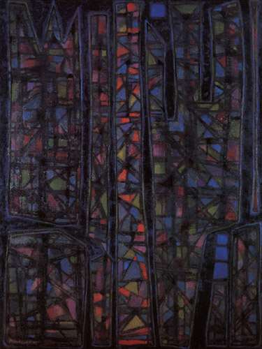 Nocturnal Reflection II, Alfred Manessier, 1952